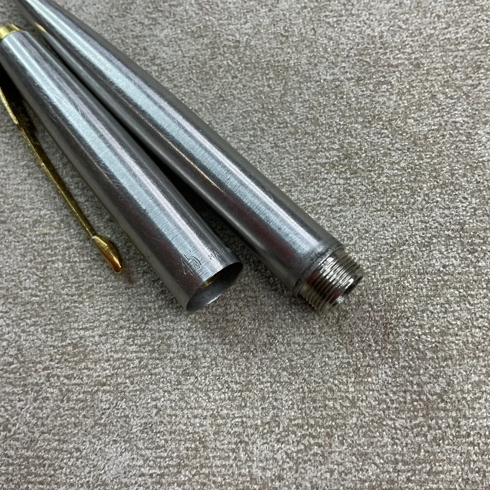 Vintage‎ Parker Classic Flighter GT Cap Action Ball Pen Brass